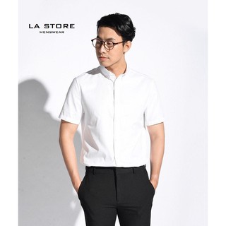 Áo sơ mi nam tay ngắn ve cổ cài nút - 10S20SHS003