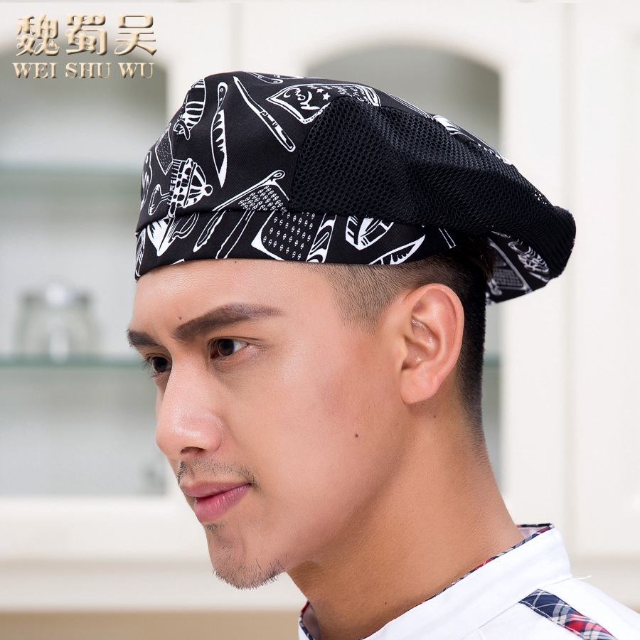 Nón đầu bếp freesize Nam Nữ kaki Cao Cấp