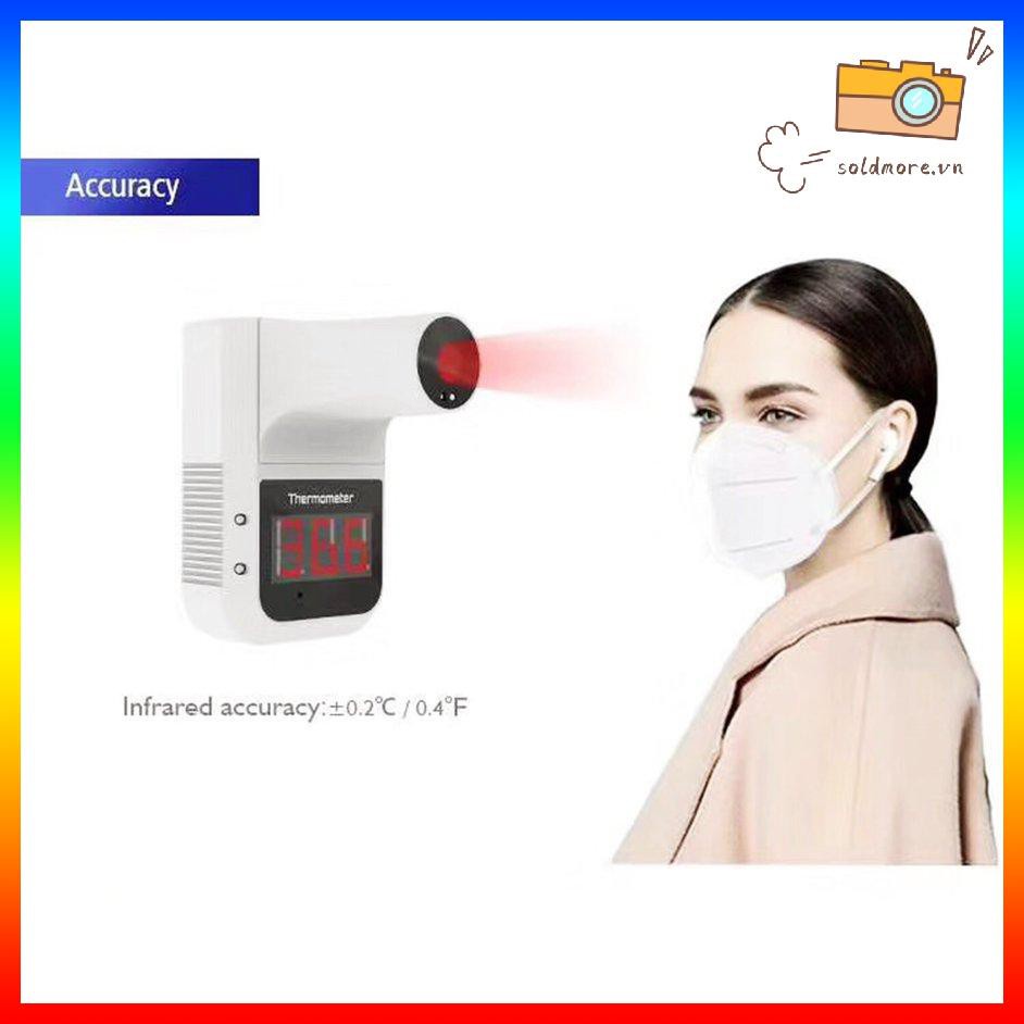 [SOE]  Single Wall-Mounted Thermometer K3 Wall-Mounted Infrared Sensor Industrial Forehead Thermometer Fixed Body Temperature Gun