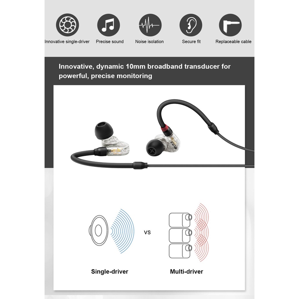 Tai Nghe Chụp Tai Sennheiser ie 40 pro Cách Âm Chất Lượng Cao