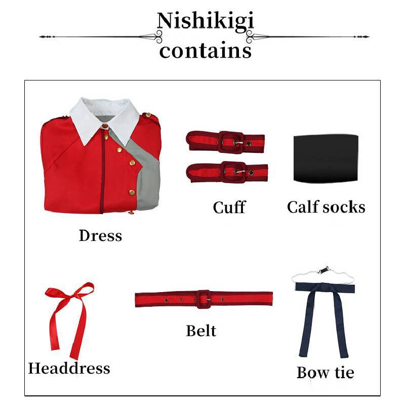Bộ Đồng Phục Hóa Trang Nhân Vật Lycoris Recoil Nishikigi Chisato  Chisato Inoue Takina girl gift