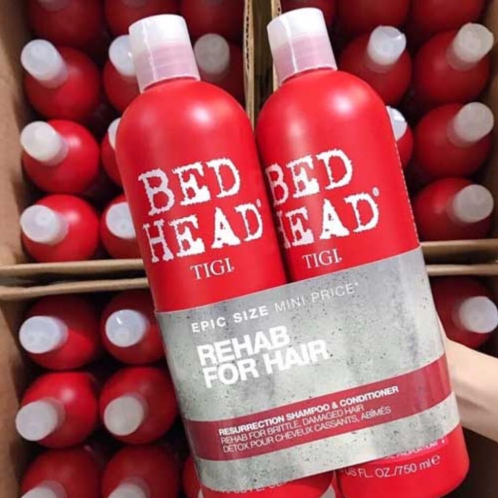 Dầu Gội Tigi - Cặp Dầu Gội Xả Tigi Bedhead 750ML| Phục Hồi Tóc Hư Tổn, Giảm Gãy Rụng a39
