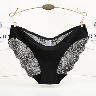 Quần Lót Lụa Phối Ren Gợi Cảm Dành Cho Nữ