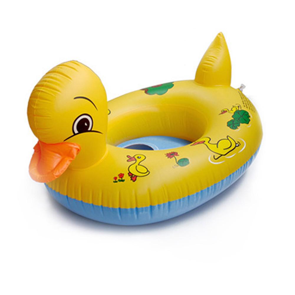 Yellow Duck Children Swimming Ring Baby Swimming Float Seat Underarm Circle