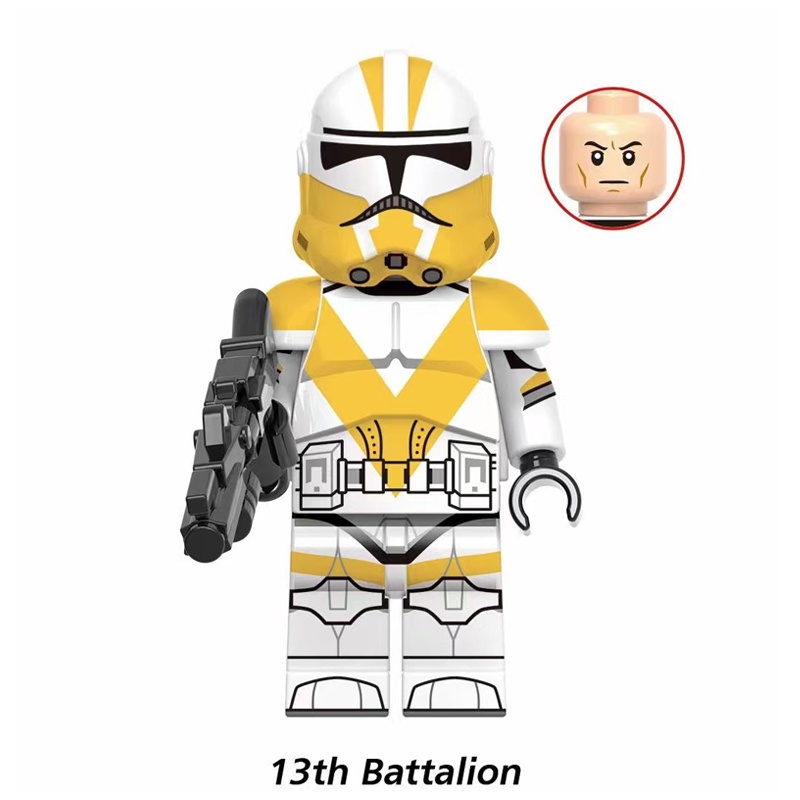 Mô Hình Lắp Ráp Nhân Vật ARC Trooper Blitz Horn Clone Trooper Mini Thông Minh 327th