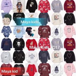 Body old navy dài tay Size 12-18 cho bé trai bé gái