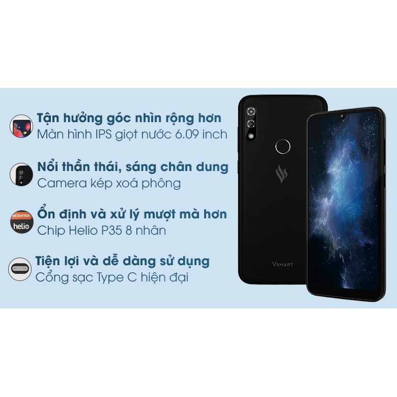 Điện Thoại Vsmart Star 4 (2-16G)-Hàng Chính Hãng