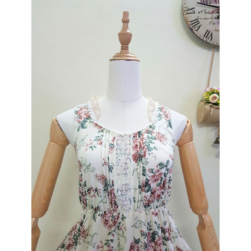 Đầm hoa Axes Femme