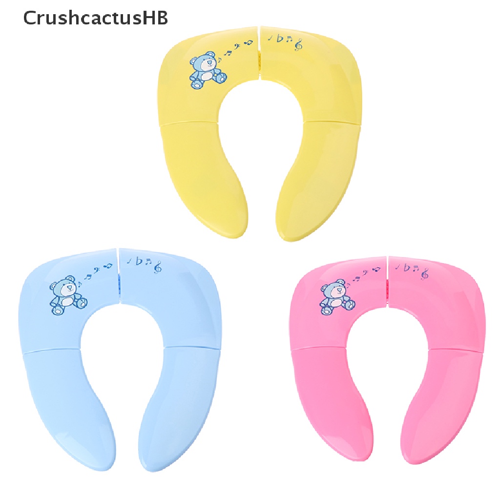 [CrushcactusHB] Baby Travel Folding Potty Seat toddler portable Toilet Training Seat  Hot Sell