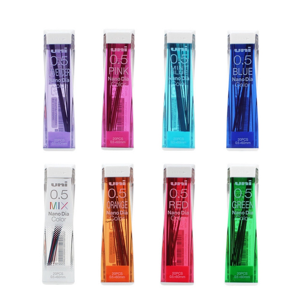 Ngòi chì màu Uni Nano Dia Color 0.5mm