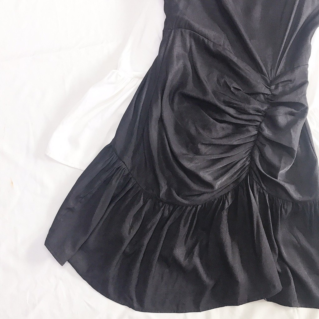 Đầm 2 dây rút phong cách sexy Lovi