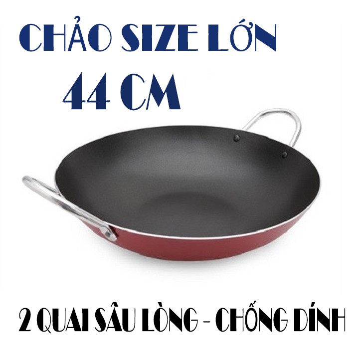 [44 CM- CHẢO SIÊU TO BỰ- CHÔNG DÍNH TỐT] Chảo Chống Dính 44 CM Hàng Công ty Cao Cấp - An Toàn cho mọi nhà