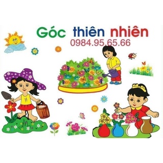 tranh góc xốp mầm non
