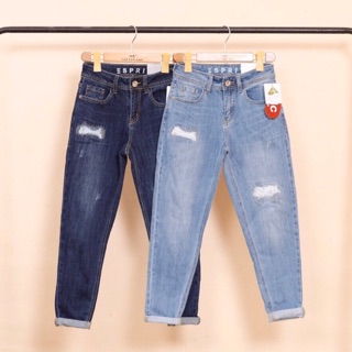Jean edc thêu xước