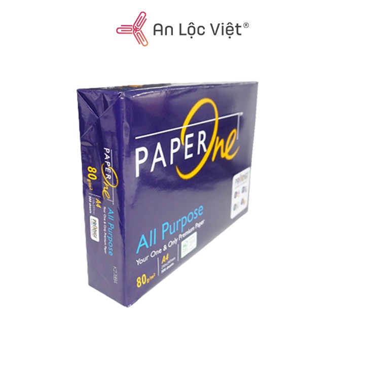 [Nowship] Giấy A4 PaperOne 70 gsm - 80gsm (1 ram = 500 tờ)