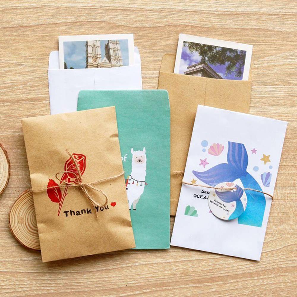 DORAW Set 50 Túi Giấy Đựng Kẹo In Chữ LOVE Is Sweet