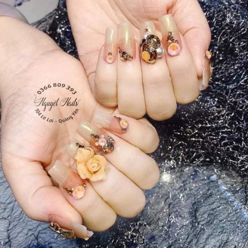 Sơn gel ngọc trai nail , gel ánh trai 3d 15ml