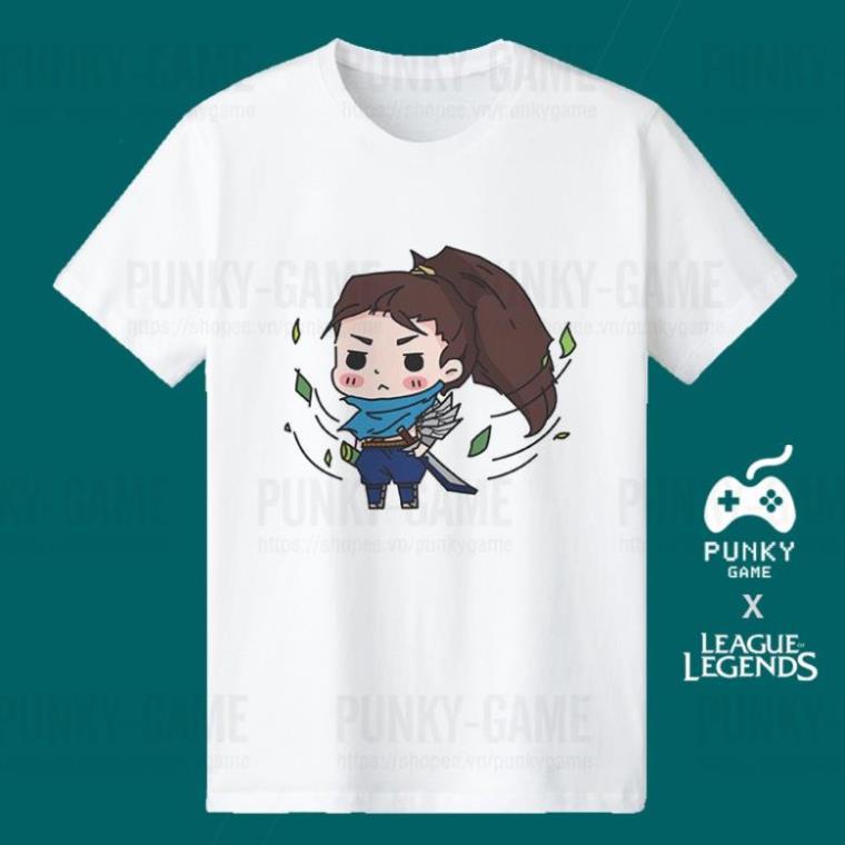 HOT Áo Liên Minh Huyền Thoại (LOL) YASUO Chibi ngắn tay !