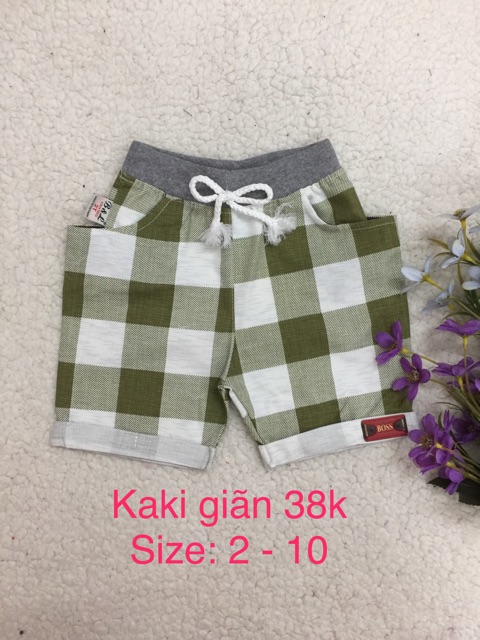 Quần kaki thun 8-33kg