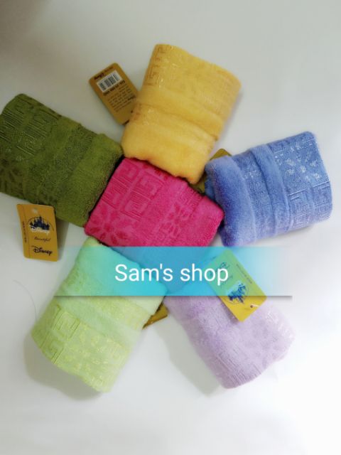 Khăn Mặt bông dùng cho gia đình không phai màu, sợi cotton nguyên chất