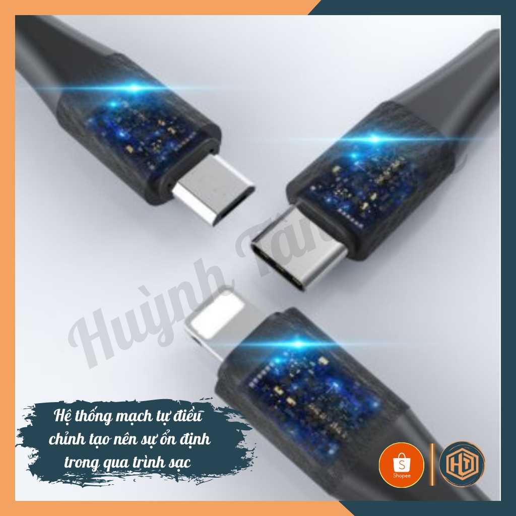 Cáp Type C 6A hãng YUGAO hỗ trợ sạc nhanh Super Charge, Quick Charge , Flash Charge dành cho Xiaomi, Huawei, Vivo,Oppo