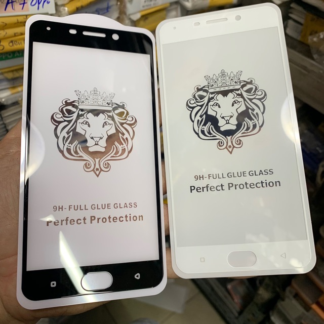 Miếng dán cường lực Oppo R9 / F1 plus full keo đen