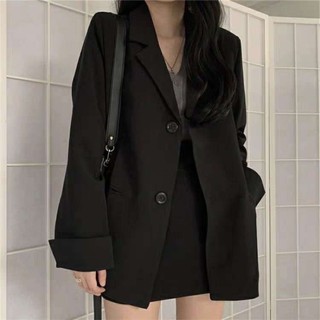 [ Order taobao] Áo blazer đen basic ullzang