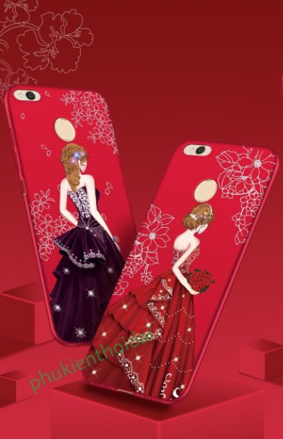 Xiaomi Redmi 4x ốp lưng 4D in hình dễ thương cao cấp