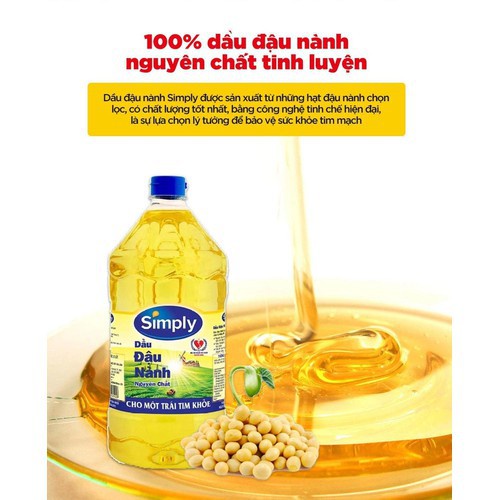 [BÌNH LỚN 5 Lít] DẦU ĐẬU NÀNH [VN] SIMPLY Soybean Oil (halal)