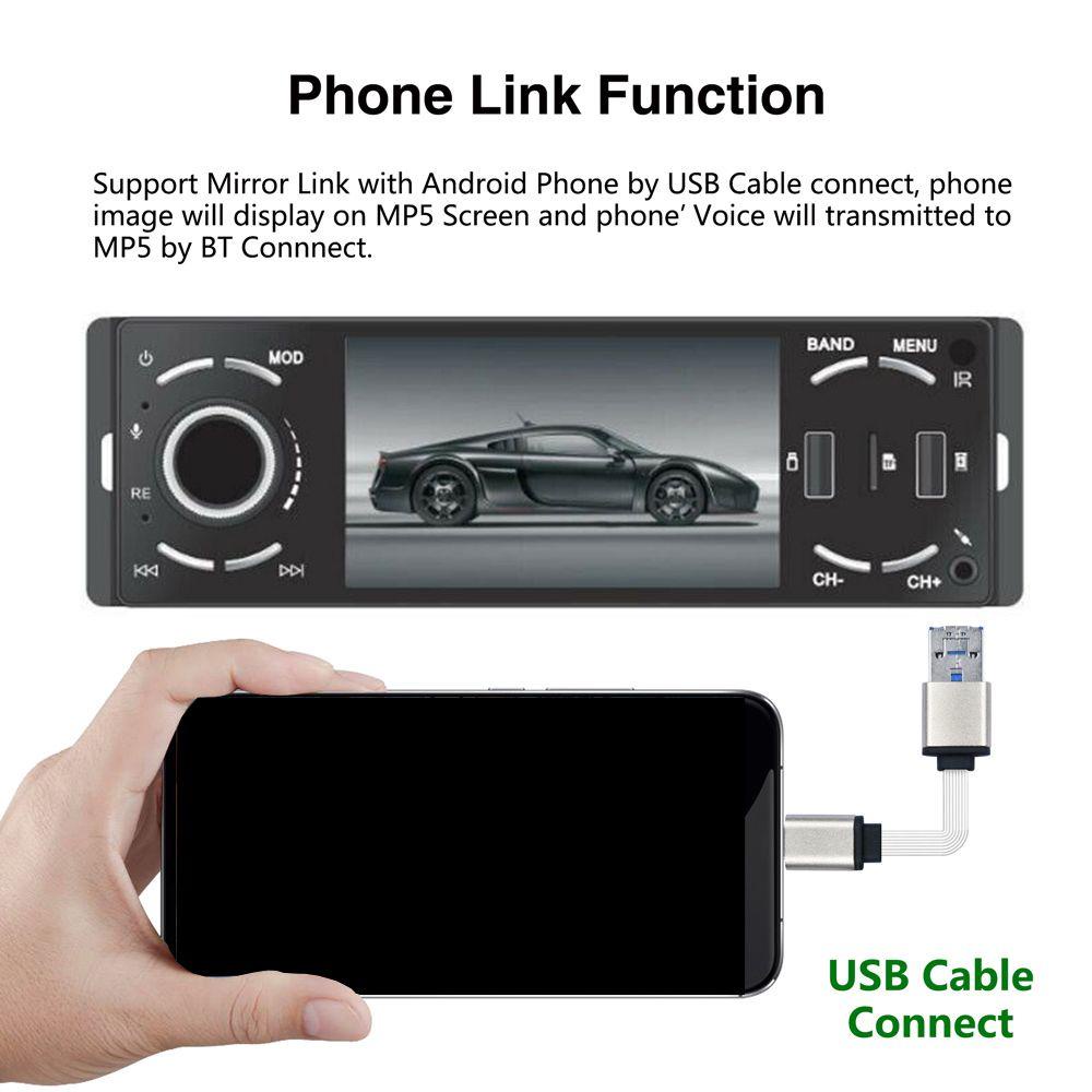 Máy Nghe Nhạc MP5 Có Camera Gắn Kính Chiếu Hậu Xe Hơi SHOUKEY