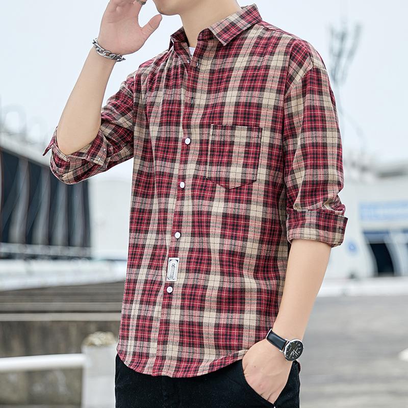 Áo Sơ Mi Nam Dài Tay Kẻ Caro M-4XL