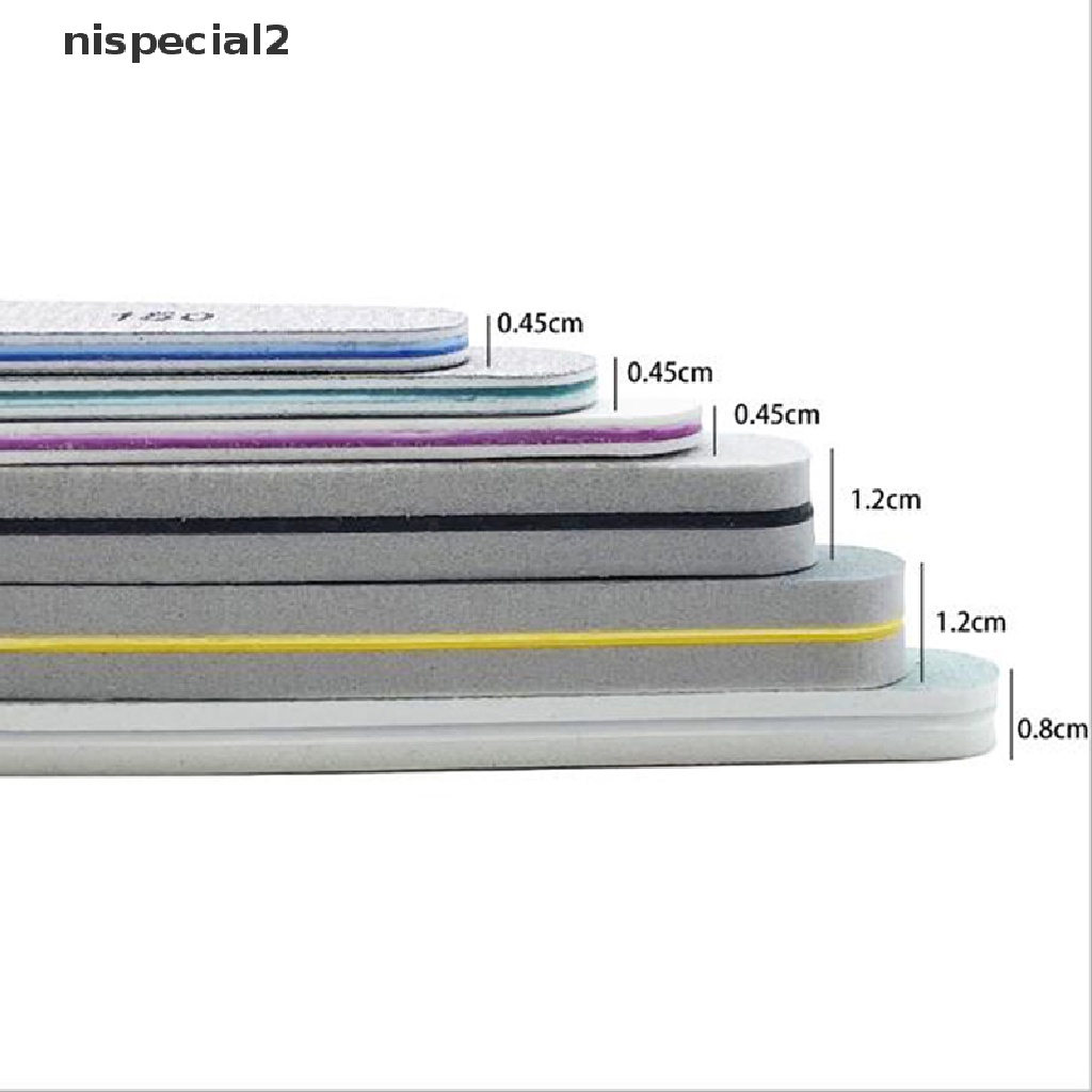[nispecial2] 1Pcs Diamond Nail File Blocks Sponge Nail Polish Buffing Sanding Buffer Files [new]