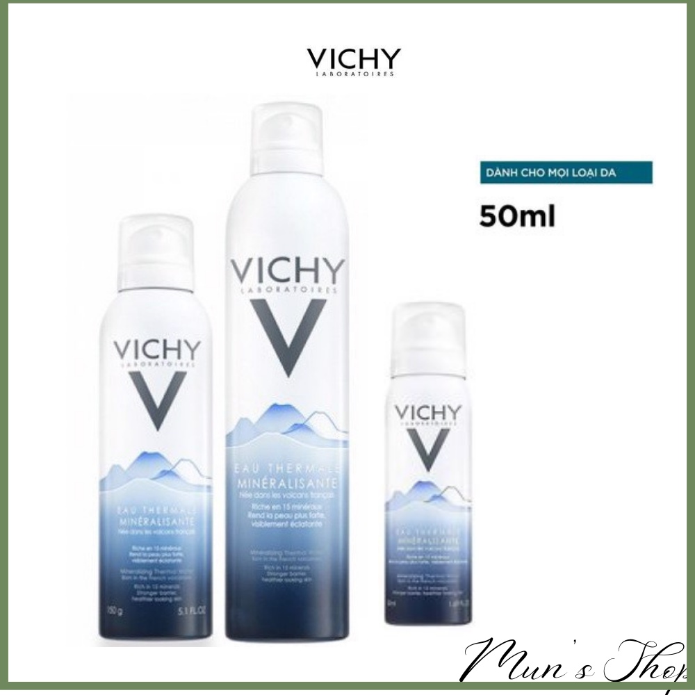 Xịt khoáng Vichy Eau Thermale Mineralizing Thermal Water - sịt khoáng Vichy 50 -150 -300ml