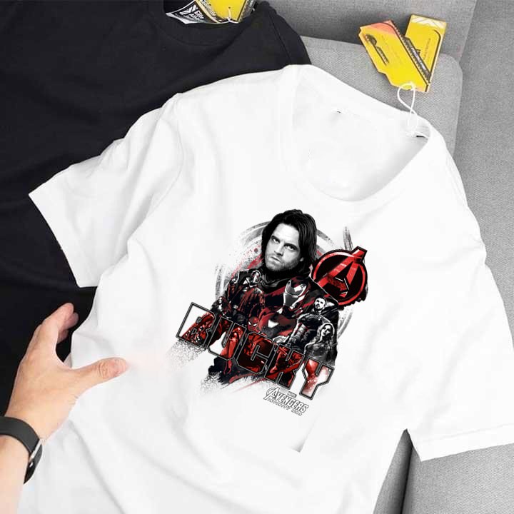 ÁO THUN NAM UNISEX MARVEL BIỆT ĐỘI BÁO THÙ AVENGERS INFINITY IN HÌNH CÓ 1 KHÔNG 2 GIÁ RẺ CỰC SHOCK CÓ SIZE TRẺ - 953