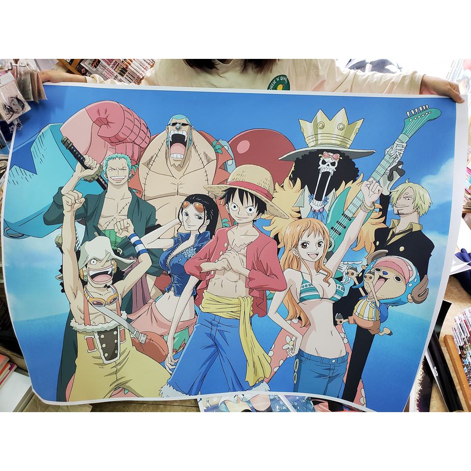 Poster Anime One Piece - IN THEO YÊU CẦU - đủ size