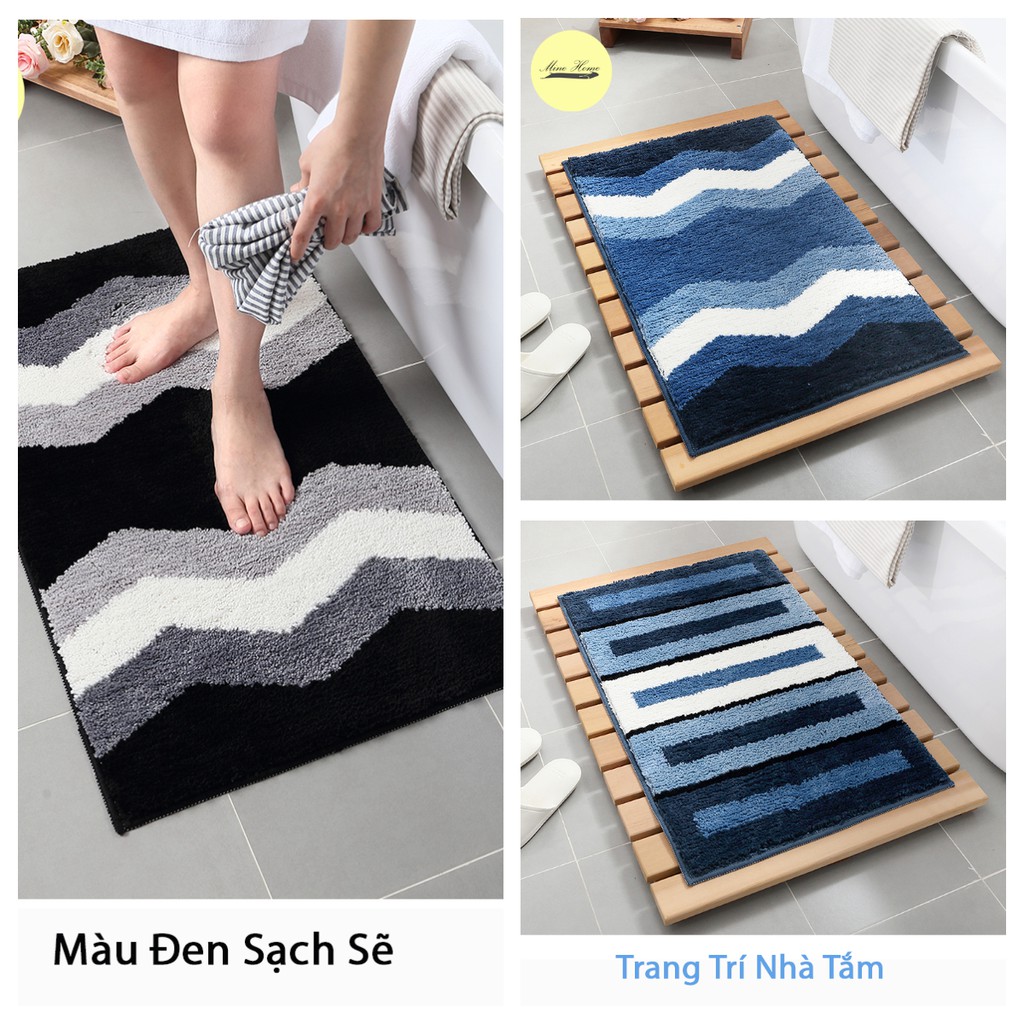 THẢM CHÙI CHÂN, THẢM CỬA THẤM HÚT TỐT, ĐẾ CHỐNG TRƯỢT 2 SIZE Đẹp