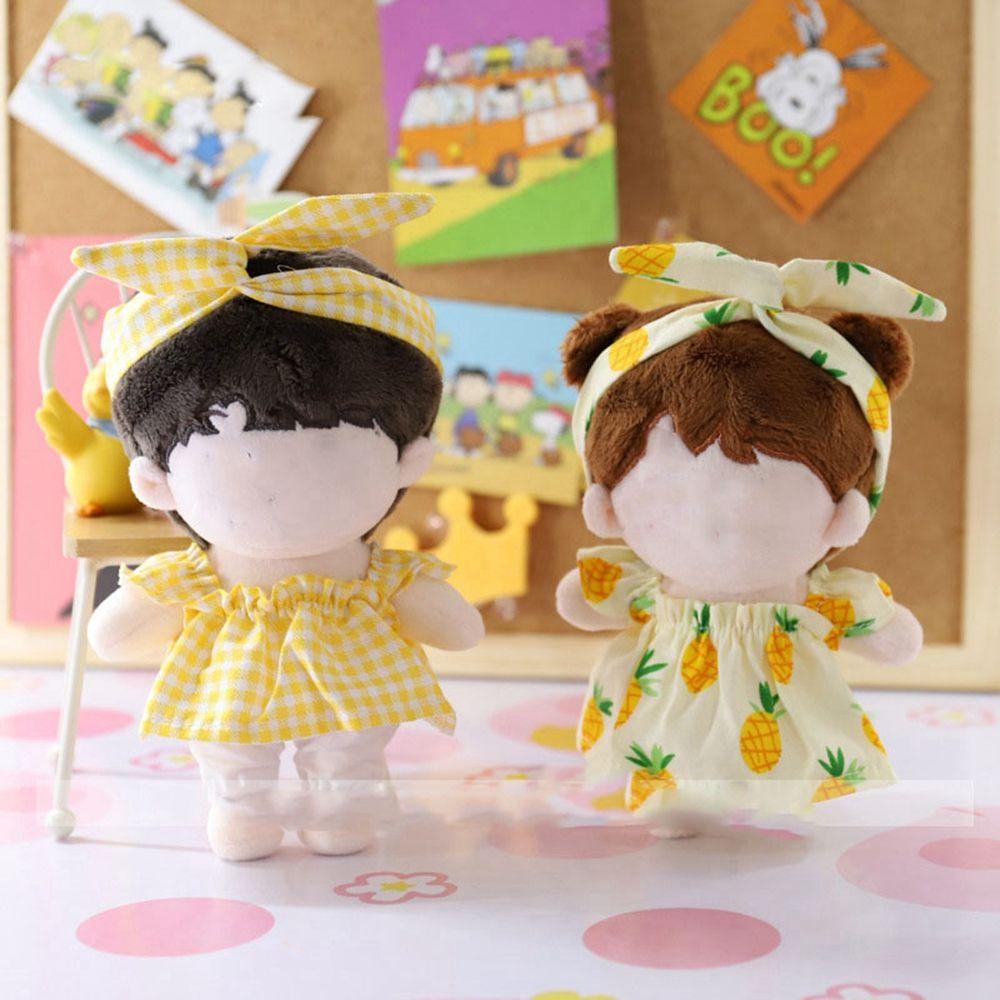 1 Bộ Quần Áo Bằng Cotton Màu Cầu Vồng Phụ Kiện Cho Búp Bê Kích Thước 20cm