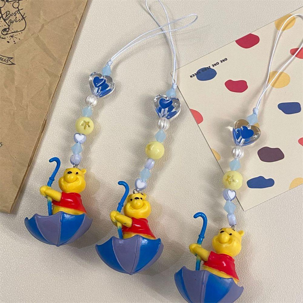 Dây Đeo Điện Thoại Họa Tiết Hoạt Hình Kuromi My Melody Winnie the Pooh