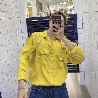 SƠ MI VẠT CAO THẤP THIẾT KẾ DÂY VAI - LJINSTORE