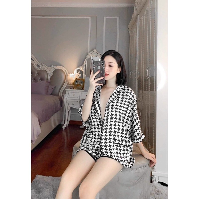 PYJAMA ĐÙI LỤA MAINGO HÀNG CAO CẤP