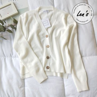 ÁO KHOÁC LEN NÚT GỖ ĐẸP