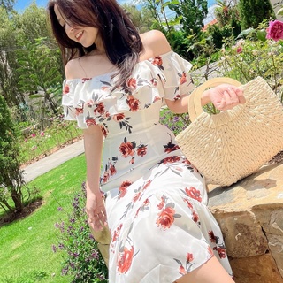 Đầm KELLY - Đầm bẹt vai đuối cá