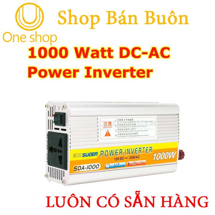 Kích điện solar SDA 12VDC lên 220VAC Sin Mô Phỏng