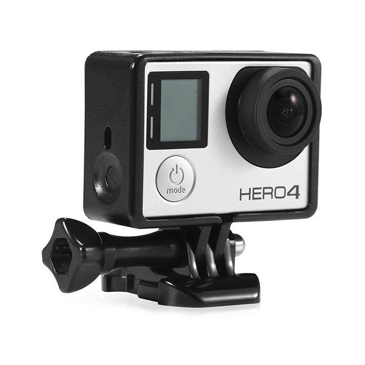 Khung viền nhựa Frame cho GoPro 3 3+ 4 black silver