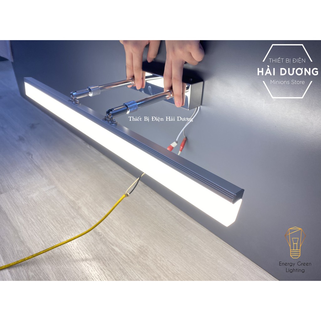 Đèn soi tranh - Đèn rọi gương Led Model 1032 40cm 7w 3 Chế Độ Ánh Sáng - Điều chỉnh được góc chiếu - Bảo Hành 1 Năm