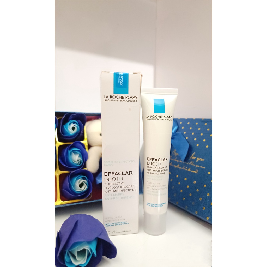 Kem Dưỡng Da La Roche-Posay Effaclar Duo+ Giúp Giảm Mụn, Ngăn Ngừa Vết Thâm 40ml