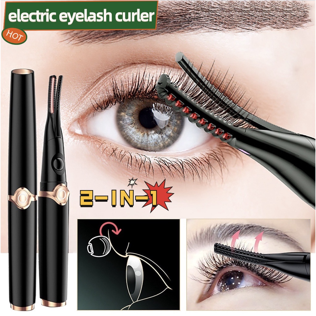 Dụng Cụ Uốn Cong Lông Mi 2 Trong 1 Tiện Dụng