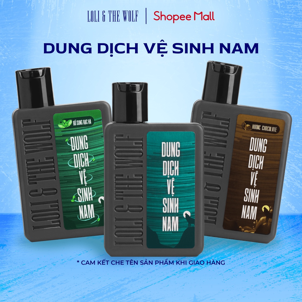 Dung Dịch Vệ Sinh Nam Giới Loli The Wolf Mùi Hương Nam Tính, Khử Mùi Tốt Chai 80ml Diện Mạo Mới