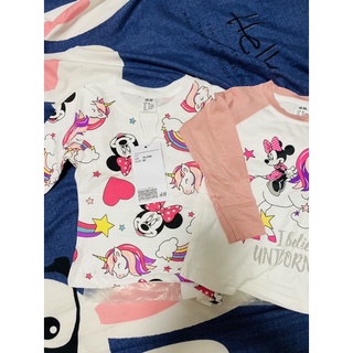 sét 2 bộ bé gái thun cotton mềm mỏng nhẹ