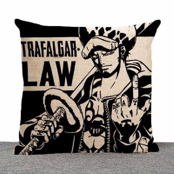 Gối Tựa Lưng Sofa In Hình Luffy ONE PIECE Kích Thước 45x45cm